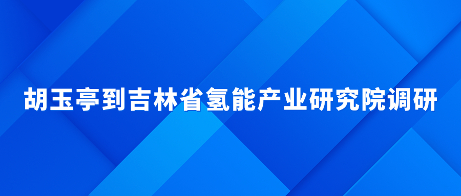 胡玉亭到吉林省氢能产业研究院调研